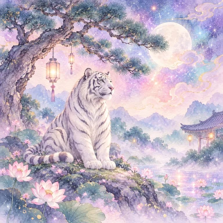 백호살 상징 카드