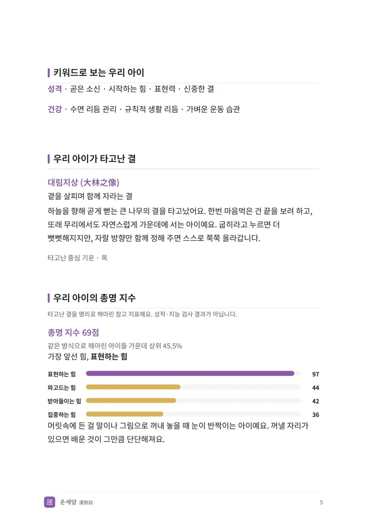 아이 총운 리포트 PDF 지면 4쪽