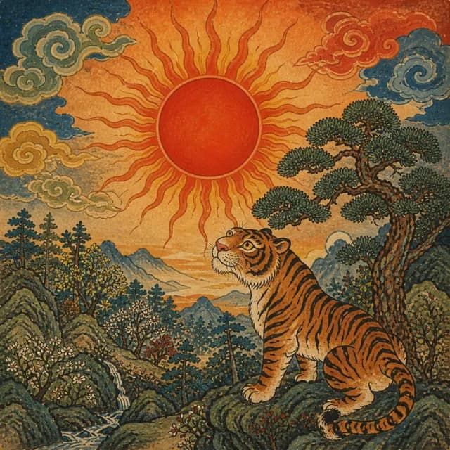 병인일주 상징 그림