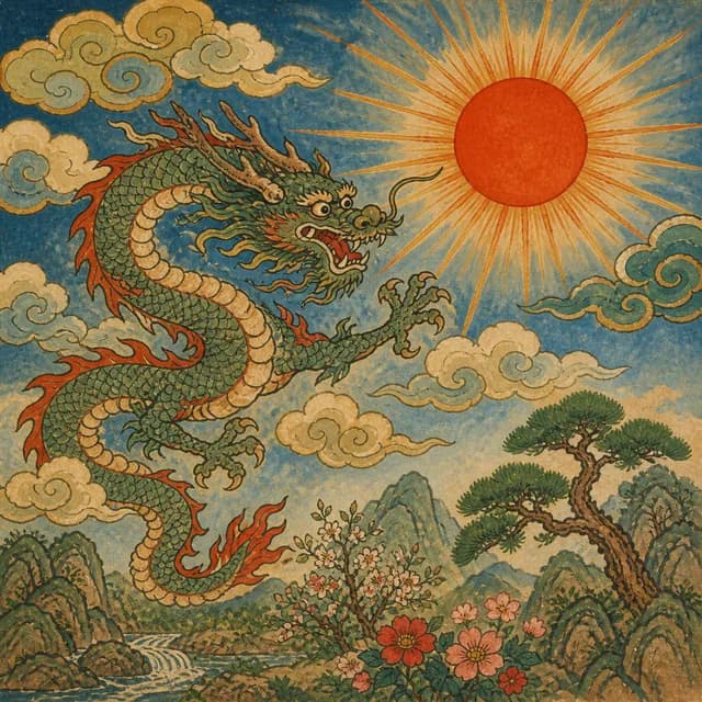 병진일주 상징 그림