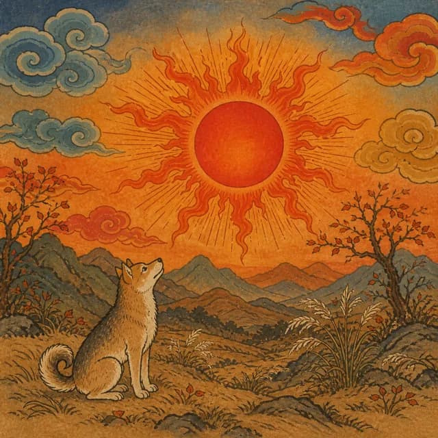 병술일주 상징 그림