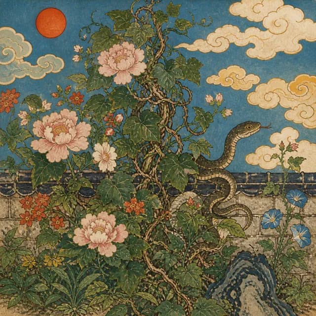 을사일주 상징 그림