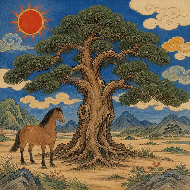 갑오일주 상징 그림