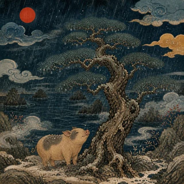 계해일주 상징 그림