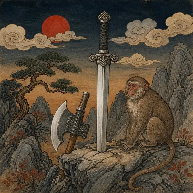 경신일주 상징 그림