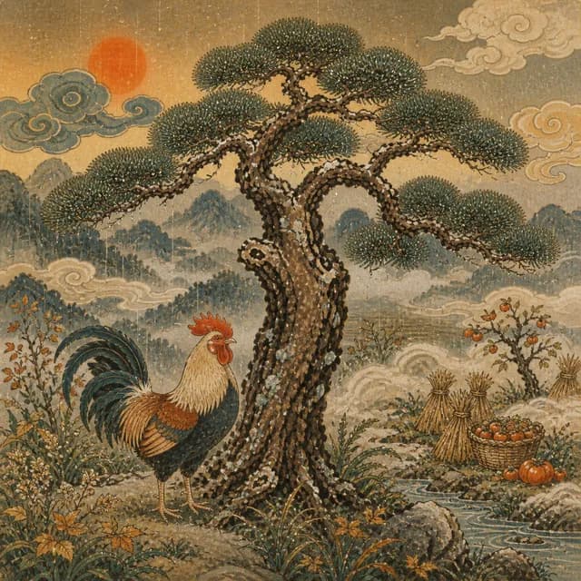 계유일주 상징 그림