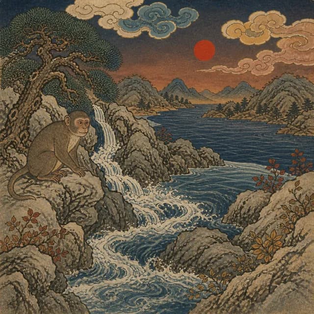임신일주 상징 그림