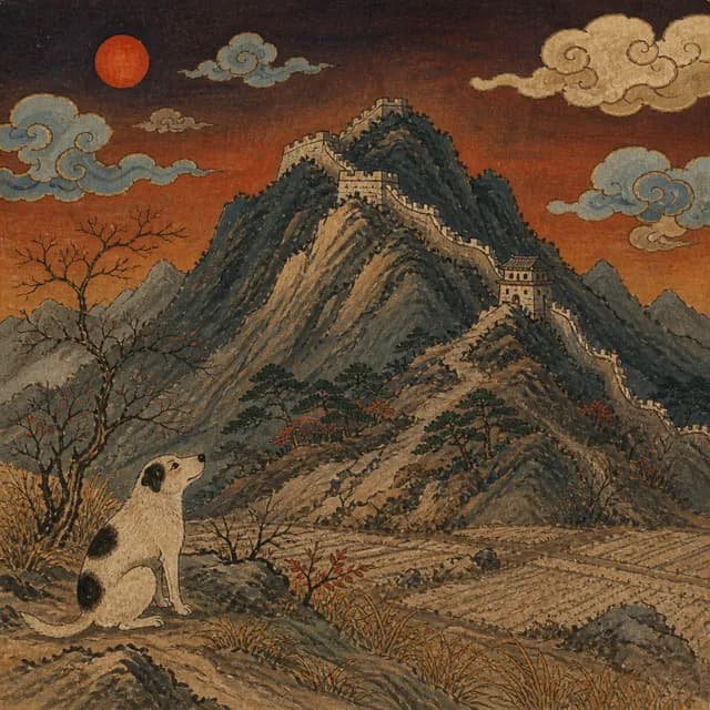 무술일주 상징 그림